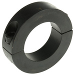 Huco Shaft Collar Two Piece Clamp Screw, Bore 35mm, OD 57mm, W 15mm, Steel