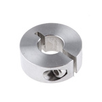 Huco Shaft Collar One Piece Clamp Screw, Bore 10mm, OD 24mm, W 9mm, Stainless Steel