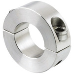 Huco Shaft Collar Two Piece Clamp Screw, Bore 50mm, OD 78mm, W 19mm, Stainless Steel