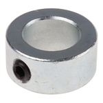 RS PRO Shaft Collar One Piece Set Screw, Bore 15mm, OD 25mm, W 12mm, Steel