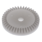 RS PRO POM Bevel Gear, 5mm Bore, 40 Teeth, 0.8 Module