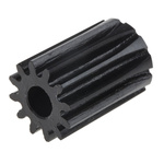 RS PRO Steel 12 Teeth Spur Gear, 1.5 Module, 8mm Bore Diam, 18mm Pitch Diam, 21mm Hub Diam