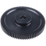 RS PRO Steel 80 Teeth Spur Gear, 2 Module, 20mm Bore Diam, 160mm Pitch Diam, 60mm Hub Diam