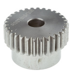 RS PRO Stainless Steel 30 Teeth Spur Gear, 1 Module, 8mm Bore Diam, 30mm Pitch Diam, 25mm Hub Diam