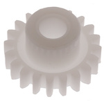 RS PRO POM 20 Teeth Spur Gear, 0.8 Module, 5mm Bore Diam, 16mm Pitch Diam, 10mm Hub Diam