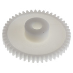 RS PRO POM 48 Teeth Spur Gear, 0.8 Module, 6mm Bore Diam, 38.4mm Pitch Diam, 14.5mm Hub Diam