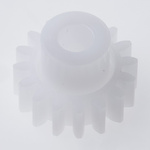 RS PRO POM 16 Teeth Spur Gear, 1 Module, 5mm Bore Diam, 16mm Pitch Diam, 10mm Hub Diam