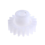 RS PRO POM 18 Teeth Spur Gear, 1 Module, 5mm Bore Diam, 18mm Pitch Diam, 10mm Hub Diam