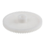 RS PRO POM 72 Teeth Spur Gear, 1 Module, 8mm Bore Diam, 72mm Pitch Diam, 18mm Hub Diam