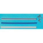 RS PRO Aluminium Gear Rack Rail, 1000mm Long