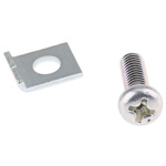 RS PRO Aluminium Gear Rack Rail Fixing Kit, 10.2mm Long