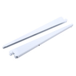 RS PRO Steel White Modular Shelving Wall Mount Bracket x 370mm