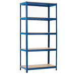 RS PRO Blue Storage Rack System Starter Bay, 1800mm, 900mm x 300mm