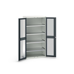 Bott 2 Door Steel  Lockable Floor Standing Cupboard, 2000 x 1050 x 550mm