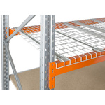 Manorga Steel Galvanised Storage Racking, 2225mm x 130mm x 2225mm