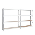 Manorga Steel Dark Grey, Light Grey Storage Racking, 2500mm, 2000mm x 100mm x 600mm