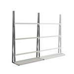 Manorga Steel Dark Grey, Light Grey Storage Racking, 2500mm, 1500mm x 50mm x 340mm