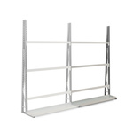Manorga Steel Dark Grey, Light Grey Storage Racking, 2500mm, 1500mm x 50mm x 340mm