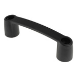 RS PRO Matte Black Plastic Concealed Fixings Drawer Handle, 163mm