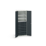 Bott 2 Door Sheet Steel  Lockable Floor Standing Cupboard, 800 x 550 x 2000mm