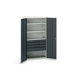 Bott 2 Door Sheet Steel  Lockable Floor Standing Cupboard, 1050 x 550 x 2000mm