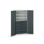 Bott 2 Door Sheet Steel  Lockable Floor Standing Cupboard, 1050 x 550 x 2000mm