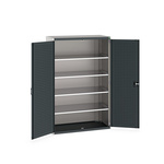 Bott 2 Door Sheet Steel  Lockable Floor Standing Cupboard, 1300 x 650 x 2000mm