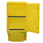 Ecospill Ltd 1 Door Polyethylene  Lockable Floor Standing Cupboard, 92 x 72 x 184cm