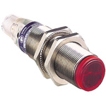 Telemecanique Sensors Retroreflective Photoelectric Sensor, Barrel Sensor, 2 m Detection Range