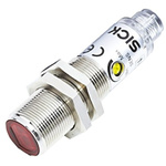 Sick Retroreflective Photoelectric Sensor, Barrel Sensor, 50 mm → 3.7 m Detection Range