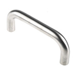 RS PRO Stainless Steel Finish Pull Handle, Stainless Steel Material