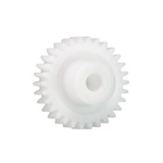 Igus Iguform S270 13 Teeth Spur Gear, 0.5 Module, 2mm Bore Diam, 6.5mm Pitch Diam, 4mm Hub Diam