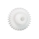 Igus Iguform S270 15 Teeth Spur Gear, 0.5 Module, 3mm Bore Diam, 7.5mm Pitch Diam, 6mm Hub Diam