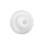 Igus Iguform S270 20 Teeth Spur Gear, 0.5 Module, 4mm Bore Diam, 10mm Pitch Diam, 7.9mm Hub Diam