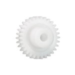 Igus Iguform S270 23 Teeth Spur Gear, 0.5 Module, 4mm Bore Diam, 11.5mm Pitch Diam, 9.9mm Hub Diam