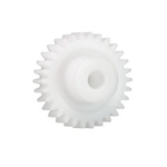 Igus Iguform S270 24 Teeth Spur Gear, 0.5 Module, 4mm Bore Diam, 12mm Pitch Diam, 9.9mm Hub Diam