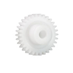 Igus Iguform S270 36 Teeth Spur Gear, 0.5 Module, 4mm Bore Diam, 18mm Pitch Diam, 11.9mm Hub Diam