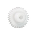 Igus Iguform S270 40 Teeth Spur Gear, 0.5 Module, 4mm Bore Diam, 20mm Pitch Diam, 12mm Hub Diam