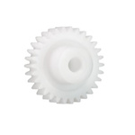 Igus Iguform S270 50 Teeth Spur Gear, 0.5 Module, 6mm Bore Diam, 25mm Pitch Diam, 15mm Hub Diam
