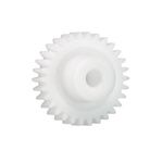 Igus Iguform S270 54 Teeth Spur Gear, 0.5 Module, 6mm Bore Diam, 27mm Pitch Diam, 15mm Hub Diam