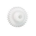 Igus Iguform S270 90 Teeth Spur Gear, 0.5 Module, 6mm Bore Diam, 45mm Pitch Diam, 15mm Hub Diam