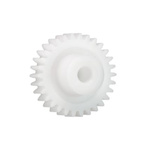 Igus Iguform S270 16 Teeth Spur Gear, 0.7 Module, 4mm Bore Diam, 11.2mm Pitch Diam, 9mm Hub Diam
