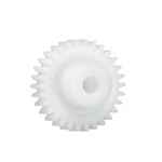 Igus Iguform S270 18 Teeth Spur Gear, 0.7 Module, 4mm Bore Diam, 12.6mm Pitch Diam, 9mm Hub Diam