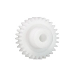 Igus Iguform S270 20 Teeth Spur Gear, 0.7 Module, 4mm Bore Diam, 14mm Pitch Diam, 9mm Hub Diam