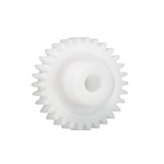 Igus Iguform S270 22 Teeth Spur Gear, 0.7 Module, 4mm Bore Diam, 15.4mm Pitch Diam, 9mm Hub Diam