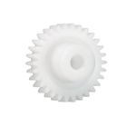 Igus Iguform S270 27 Teeth Spur Gear, 0.7 Module, 6mm Bore Diam, 18.9mm Pitch Diam, 9mm Hub Diam