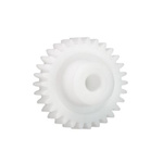 Igus Iguform S270 35 Teeth Spur Gear, 0.7 Module, 6mm Bore Diam, 24.5mm Pitch Diam, 15mm Hub Diam