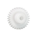 Igus Iguform S270 50 Teeth Spur Gear, 0.7 Module, 8mm Bore Diam, 35mm Pitch Diam, 18mm Hub Diam