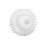 Igus Iguform S270 70 Teeth Spur Gear, 0.7 Module, 8mm Bore Diam, 49mm Pitch Diam, 18mm Hub Diam