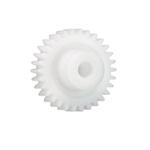 Igus Iguform S270 13 Teeth Spur Gear, 1 Module, 4mm Bore Diam, 13mm Pitch Diam, 9mm Hub Diam